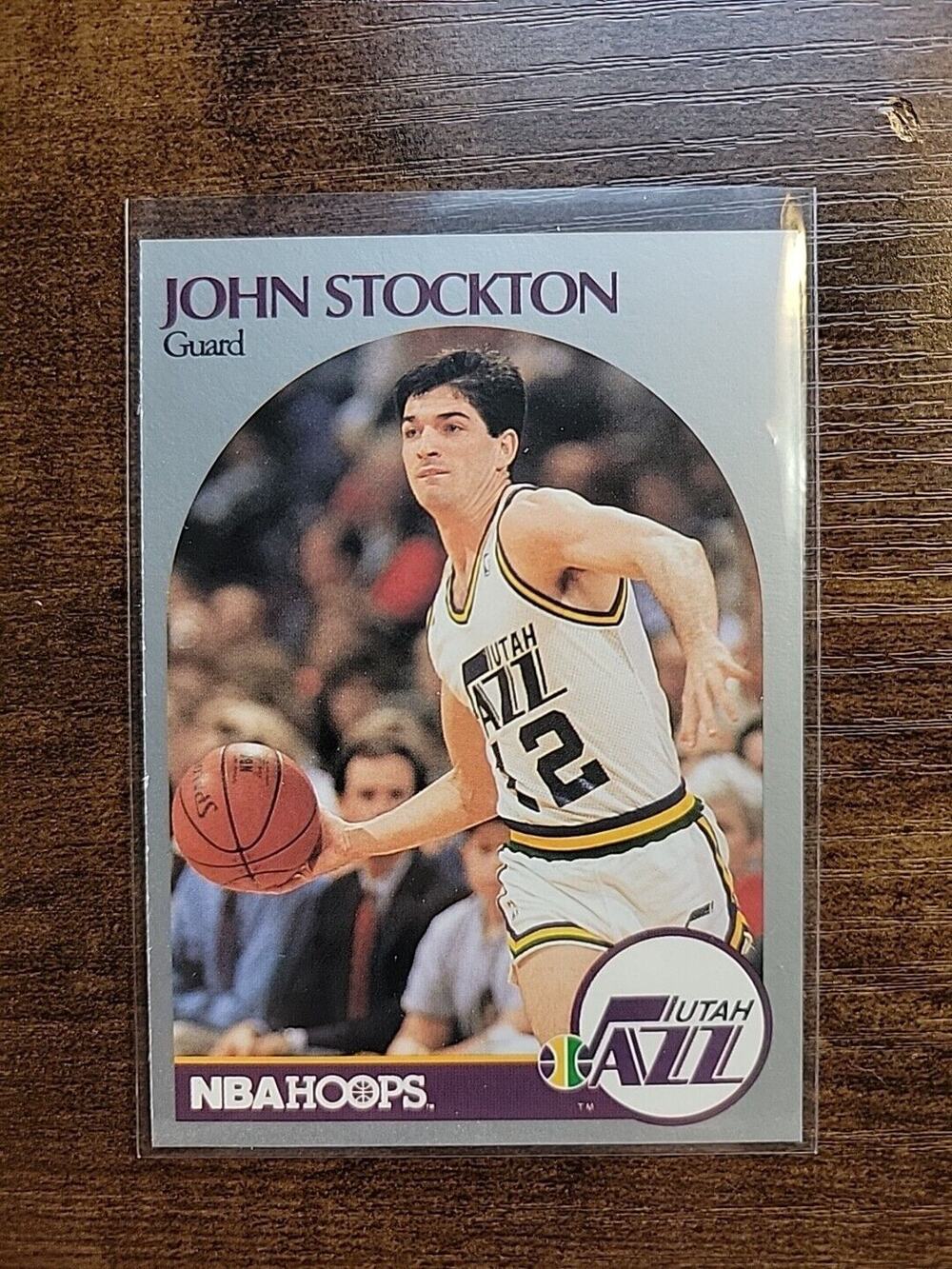 John Stockton 1990-1991 NBA Hoops #294 - Utah Jazz - NBA - Fresh Pull